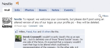 Nestle at Facebook